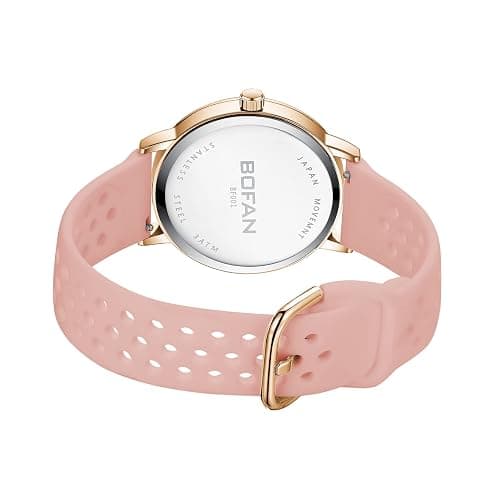 BOFAN Nurse Watch for Medical Professionals,Students,Doctors with Easy to Read Dial,Second Hand and 24 Hour,Soft and Breathable Silicone Band,Water Resistant thumbnail 3