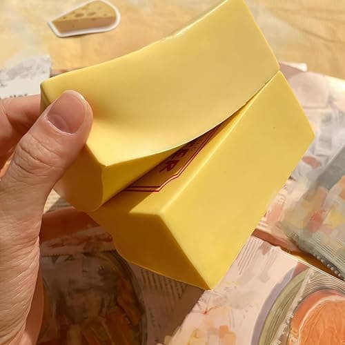 Slow Rising Butter Squishy Toy, Super Soft Butter Stick Slow Rise Squishy, Sticky Butter-Shaped Stress Toys, Realistic Food Squeeze Fidget Toys for Relief Anxiet-y , Squeeze Fidget Toy for Kids thumbnail 5