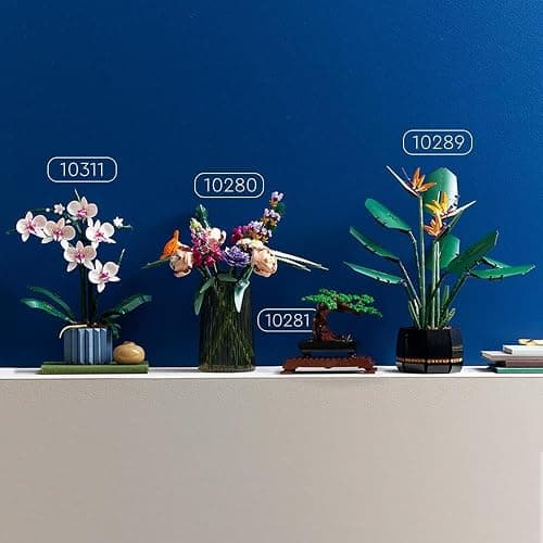 LEGO Botanicals Orchid - Artificial Plant Set for Adults - Gift for Mothers incl. Faux Flowers and a Buildable Vase - Home Office Decor - Botanical Collection - 10311 thumbnail 7