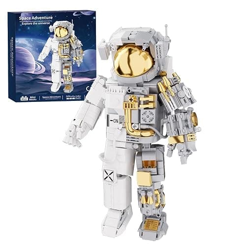 NETEHU Space Astronaut Building Block Toy, Ideal Gift for 6-14 Year Old Children, 880 Pieces Mini Bricks for Adult, Space Astronaut Building Block Sets - Image 1