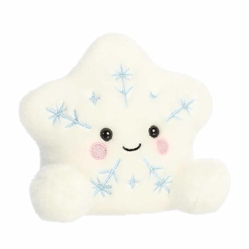 Aurora® Festive Palm Pals™ Glisten Snowflake™ Stuffed Animal - Fun Collectible Plush for Kids and Adult Collectors - Perfect for Holiday Decorations or Gifts - White 5 Inches thumbnail 2