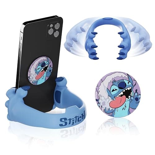 iJoy Disney Stitch Hands Phone Stand for Desk- Stitch Disney Phone Holder Stand for Home/Office/More – Lilo and Stitch Gifts for Girls, Boys, and All Fans of Lilo and Stitch Stuff - Image 1