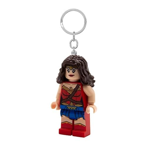 Lego DC Super Heroes Large 3 Inch Tall Figure Keychain Light - Wonder Woman (KE117H) thumbnail 8