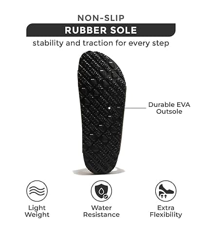 Project Cloud Genuine Leather Flat Sandals Women 2025 Beach Essentials Womens Sandals Memory Foam Vacation Essentials Slides for Women Footwear (Venita) thumbnail 6