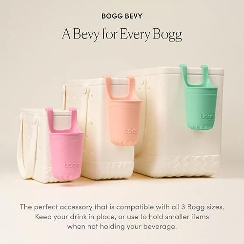 BOGG Bevy - Cup & Water Bottle Holder, Organizer - 4in L x 3.5in W x 5.25in H - Drink Accessory fits All Bogg Bags - Lightweight, Washable, Durable - All Purpose EVA - Beverage, Keys, Phone, Snacks thumbnail 4