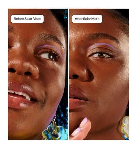 Bubble Skincare Solar Mate Mineral Face Sunscreen Broad Spectrum SPF 40 - Zinc Oxide Sunscreen with Blue Light Protection & Ginseng Extract - Sheer, Lightweight Coverage With No White Cast (50ml) thumbnail 4