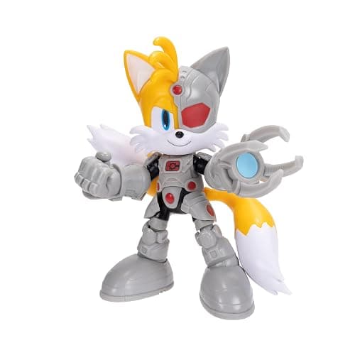 DC X Sonic Collectable Action Figures Shadow as Batman, Tails as Cyborg, Knuckles as Superman Featuring Highly Articulation Figures with Dynamic Posing thumbnail 3