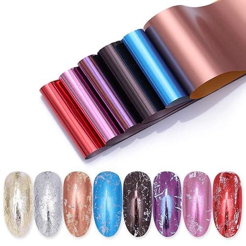 EBANKU 20 Rollen Nagel Transferfolie - Nailart Nägel Dekorationen thumbnail 4