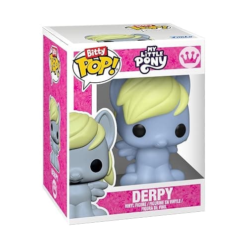 Funko Pop! Bitty: My Little Pony - Pinkie Pie, Rarity, Trixie, and Derpy - 0.9 Inch (2.2 Cm) - Cartoon Collectable - Gift Idea - Stackable Display Shelf Included thumbnail 7