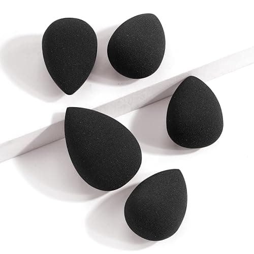Pinselset Makeup MAANGE 54-teiliges Make up Pinsel Set, hochwertige synthetische Make-up-Pinsel, multifunktionales Schminkpinsel Set für Frauen und Mädchen (Schwarz, 54-teilig) thumbnail 5