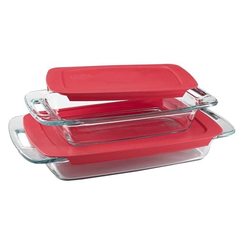 Pyrex Easy Grab 4-Piece Glass Bakeware Set - Image 1