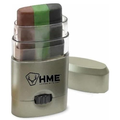 HME 3 Color Camo Face Paint "Mess-Free" Application Stick - Long-Lasting Easy-to-Use Concealment Makeup for Hunting - Image 1