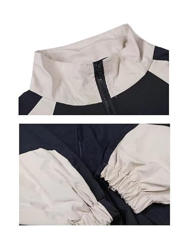 Pbkabiug Vintage Women Jackets Hip Hop Style Patchwork Windbreak Unisex Streetwear Lightweight Jackets Bomber Jackets thumbnail 5
