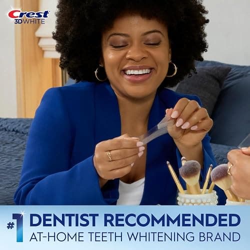 Crest 3D Whitestrips Express Whitening + LED Light – Teeth Whitening Kit, 1 Light + 10 Treatments, Each with 1 Upper/1Lower, 20 Strips – Crest 3DWhite Teeth Whitening Strips thumbnail 7