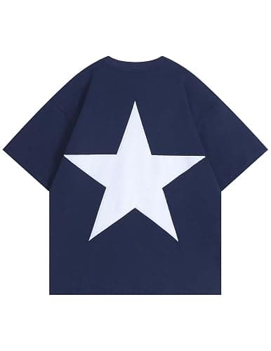 Aelfric Eden Star Graphic Tees Unisex Oversized Tshirts Casual Summer Baggy Streetwear Tops thumbnail 3