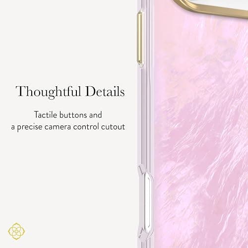 Kendra Scott iPhone 17 Pro Max Case - MagSafe Phone Case - Pink Pearl | Compatible with MagSafe - Lightweight Designer Case for iPhone 17 Pro Max with Anti-Scratch Coating & Mother-of-Pearl Finish thumbnail 2