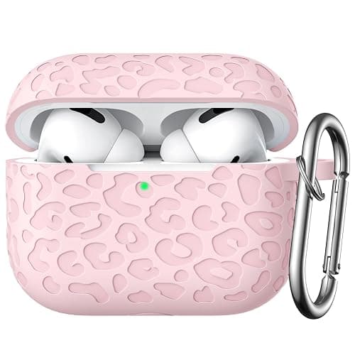 DGege Compatible for AirPods Pro 2nd Generation Case Cover,Protective Silicone Skin Accessories with Keychain for Women Men Compatible with Apple AirPods Pro Gen 2(2022), Front LED Visible,Light Pink - Image 1