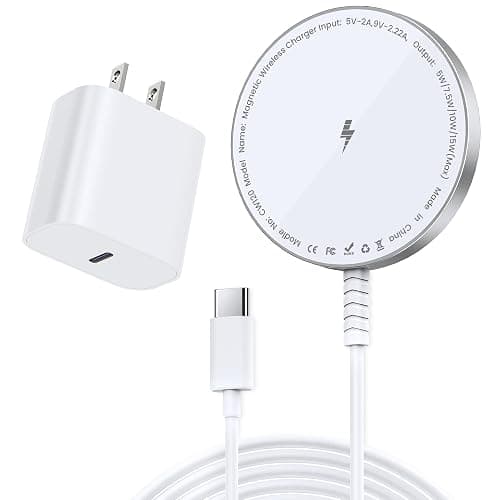 MagSafe Charger [Apple MFi Certified] for iPhone 17/16/15/14/13/12 & Airpods, 15W Fast Magnetic Wireless Charging Pad with 20W USB-C Adapter, Strong Magnetic, 5FT Cable,Ideas for Home Office & Travel - Image 1