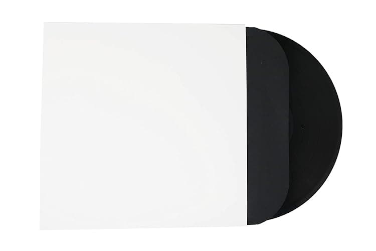 BIG FUDGE Pro Blank Album Jackets. 20 Album Covers (350gsm) Record Jackets. 12 Inch LP Vinyl Cover for Vinyl Record Inner Sleeves and Outer Sleeves. LP Jacket Covers, Cardboard Record Covers (White) thumbnail 6