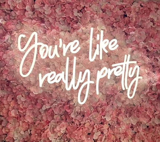 DAKABUKA You are Like Really Pretty Neon Sign Warm White Room Decor LED Neon Signs Wall Decor for Bedroom Bachelorette Party Teen Girls Room with Dimmable Switch USB Power(16.9 * 10.6inches) - Warm White1 thumbnail 2