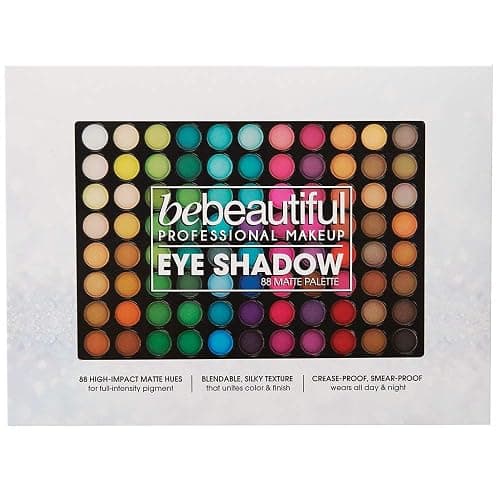 ForPro Professional Collection Bebeautiful Professional Makeup Eyeshadow with Applicators, 88-Color Palette, Matte thumbnail 7