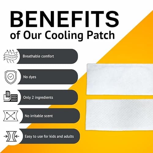 22 Elevate Lab Cooling Patches – Portable Soft Gel Pads for Refreshing Comfort & Temperature Relief – Air-Activated Reusable Design - Unscented and Dye Free – 6 Count thumbnail 2