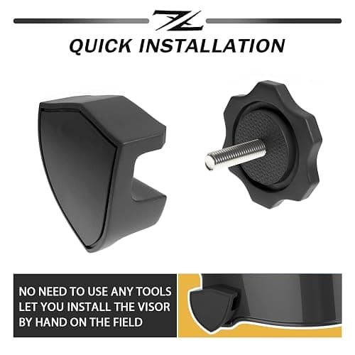 ZIXIOYS Tinted Football Visor, Fits Youth and Adult Football Helmets thumbnail 5