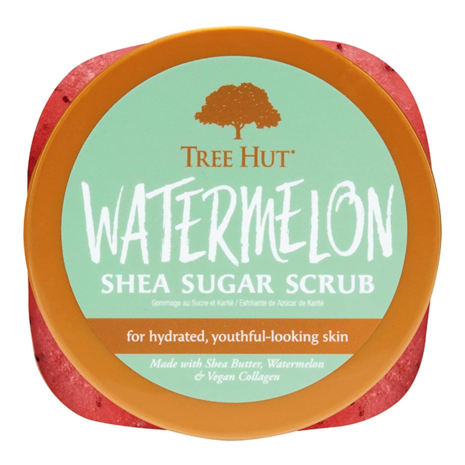 TREE HUT, Watermelon Shea Sugar Scrub, Exfoliante Corporal de Azúcar Natural con Manteca de Karité y Esencia de Sandía, Exfolia e Hidrata la Piel, 510 gramos thumbnail 5