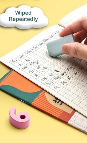 KAFENDA Chinese Character Practice Books, Practice Writing Chinese Character and Mandarin Phonetic Symbols/Bopomofo/Pinyin, Chinese Writing Book, Tian Zi Ge Notebook, Pack of 10 thumbnail 5