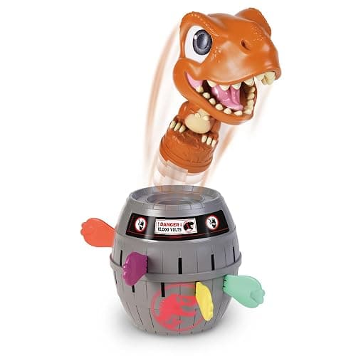 TOMY Pop Up T-Rex Board Game - Family and Preschool Kids Games for Family Game Night - Kids Activities and Jurassic World Toys - 2-4 Players - Ages 4 Years and Up thumbnail 4
