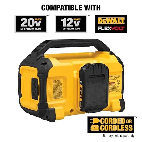 DEWALT 20V MAX* Bluetooth Speaker for Jobsite, Tool Only (DCR010) thumbnail 5