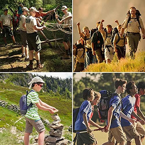 JOMLUN Boy’s Scout Pants Convertible Hiking Quick Dry Zip Off Pants Outdoor Climbing Casual Trouser Kids Youth Cargo Pants thumbnail 6