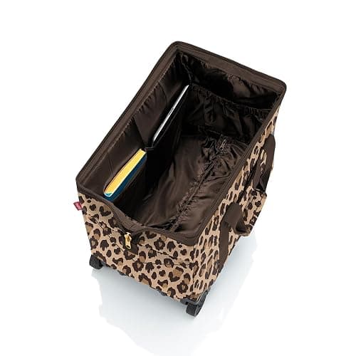 reisenthel allrounder Trolley leo macchiato – Vielseitige Reisetasche auf Rollen für Reisen, Arbeit oder Freizeit – 2-stufiger Teleskopgriff, 2 leichtgängige Rollen thumbnail 3