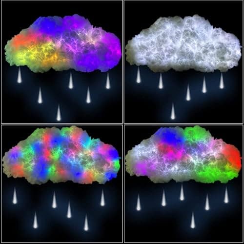 ZOKON 3.93Ft/1.2M Big Cloud Rain Lightning Kit thumbnail 5