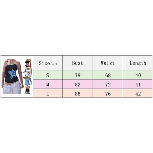 Geagodelia Damen Sexy Spaghetti Tank Top Sommer Trägertop Ärmellose Spaghettiträger Cami Oberteil Crop Tops Y2k Aesthetic Clothes Camisole Outfit thumbnail 6