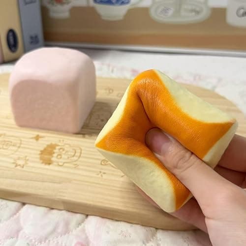 Butter Slow Rising Squishy，Squishy Toy,Dumpling Stress Balls,Fidget Toy thumbnail 2