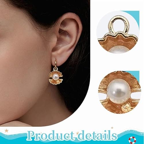 EIHI 96 Pièces breloque acier inoxydable doré, Breloques creation bijoux, Charms maillot de bain thumbnail 3