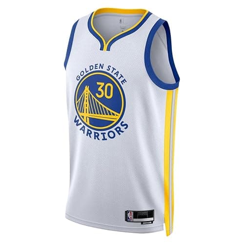 Stephen Curry Golden State Warriors NBA Kids Youth 8-20 Association Edition White Swingman Jersey thumbnail 2