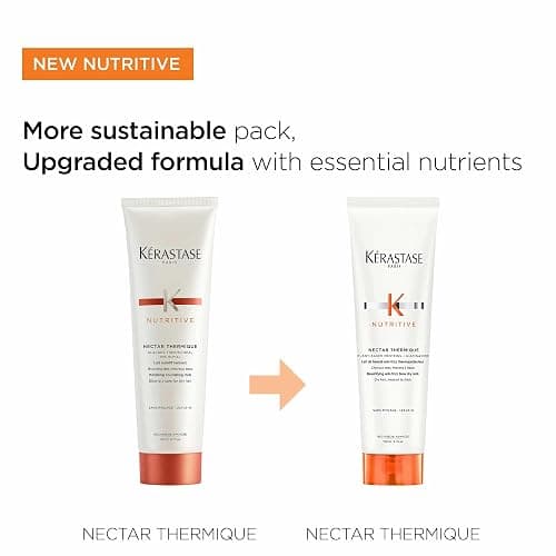 Kérastase Nutritive, Nectar Thermique, Anti-Frizz Blow-Dry Milk for Dry Medium to Thick Hair with Niacinamide, Protects from Heat Styling and Reduces Frizz, For Dry Hair thumbnail 7
