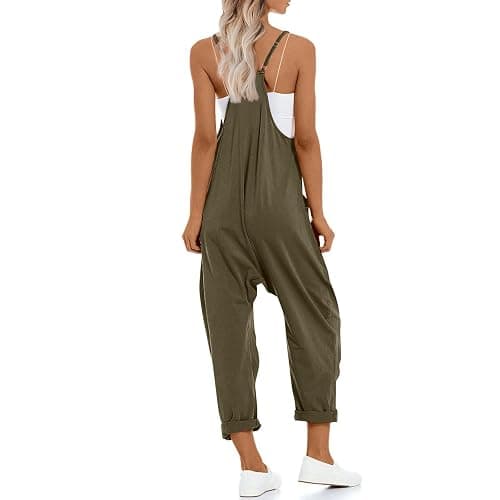 UNIANKIYA One Piece Jumpsuits for Women Casual Overalls Summer Rompers Trendy Jumpers Beach Vacation Outfits Travel Clothes thumbnail 2