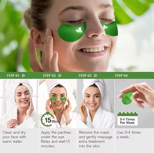 EverBliss Beauty Under Eye Mask Aloe Vera – 60 Pairs Eye Patches for Dark Circles & Puffy Eyes – Hydrating Eye Mask thumbnail 5