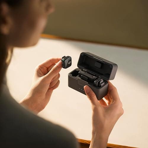 DJI Mic Mini (2 TX + 1 RX + Charging Case), Wireless Lavalier Microphone for iPhone/Camera/Android, Ultralight, Detail-Rich Audio, 48h Use, Noise Cancelling, Automatic Limiting, Vlog, Streaming thumbnail 7