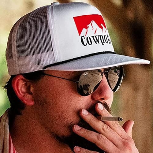Whiskey Bent Hat Company Authentic 5-Panel Snapback Trucker Hat - Cowboy Killer 2.0 Cowpoke Embroidered Logo thumbnail 6