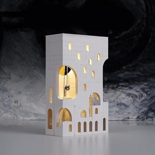 AIYIMUSIDEEN White Secret Realm No.9 Castle Building Block，Architecture Building Blocks（660PCS Gifts for Adults and Kids thumbnail 2