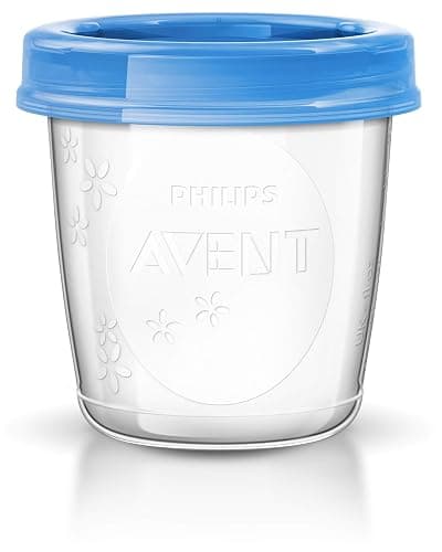 Philips Avent Breast Milk Storage Cups (10x6oz), SCF618/10 thumbnail 6