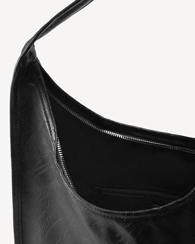 NEWBELLA Hobo Purse, PU Leather Shoulder Bag, Tote Handbag for Work and Travel thumbnail 7