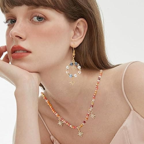 BENECREAT 30Pcs Real 18K Gold/Platinum Plated Clear Cubic Zirconia Pendant, Star Brass Charms Pendant for Bracelet Necklace Jewelry Making thumbnail 6