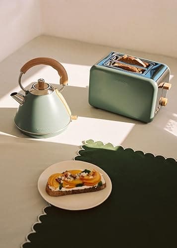 CREATE/PACK TOAST RETRO + KETTLE RETRO M/Grille-pain avec bouilloire vert sauge/Bouilloire 1 L thumbnail 2
