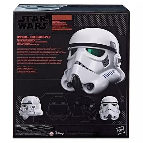Star Wars The Black Series Imperial Stormtrooper Premium Electronic Helmet, Rogue One: A Story Adult Roleplay Item thumbnail 9