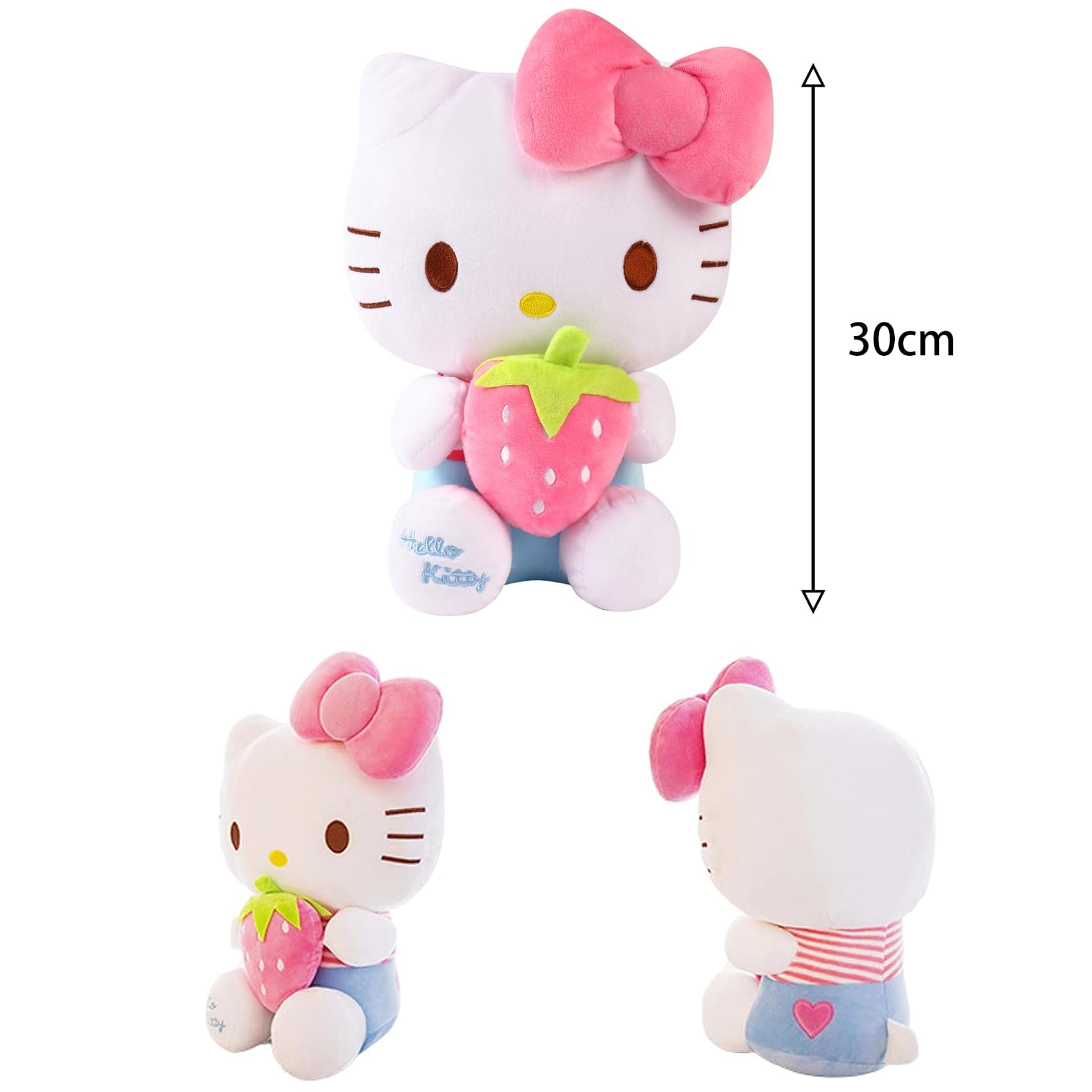 Hello Plush Toy for Kids,30cm Soft Stuffed Animals Toys Dolls, Girls Boys Gifts for Birthday Christmas Party Favors Room Decoration thumbnail 4